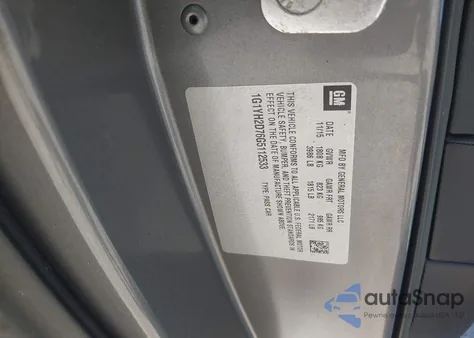 2016 Chevrolet Corvette Stingray Z51 z USA, uszkodzony, nr VIN 1G1YH2D76G5112533